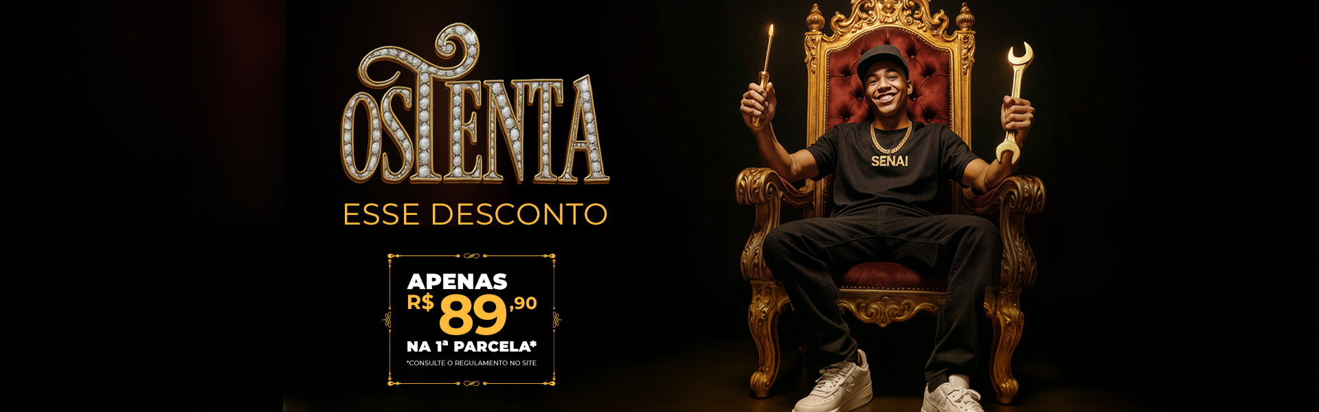 Banner com conteúdo