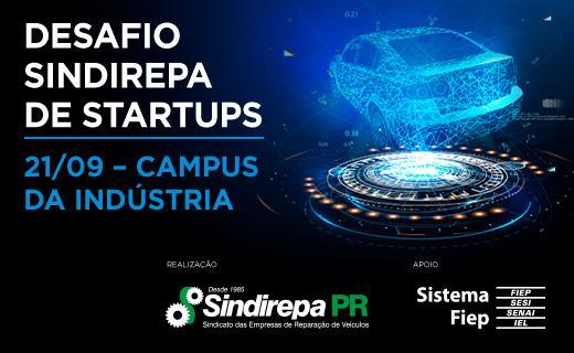 Imagem sobre Inscries abertas para o Desafio Sindirepa de Startups