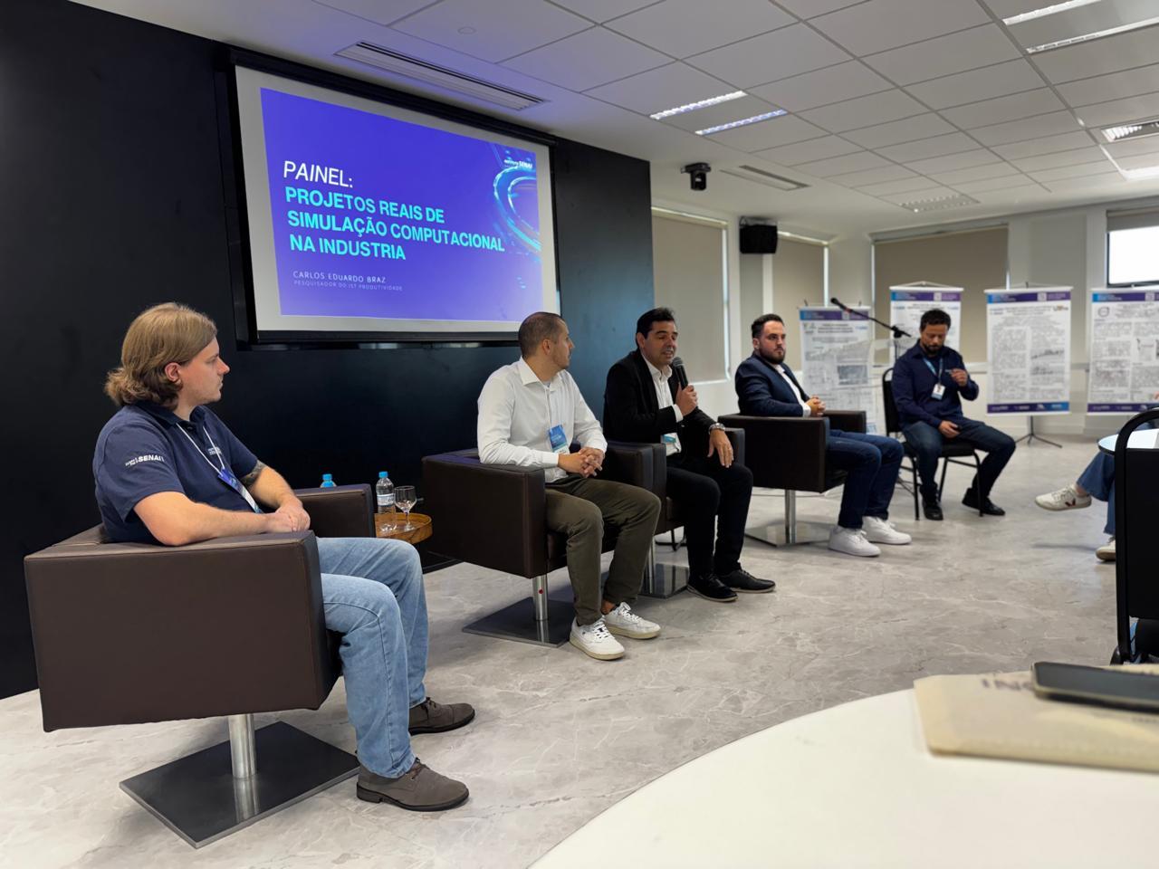 Imagem sobre Momento Inova��o Senai debate transforma��o digital e mostra impactos da simula��o computacional na ind�stria